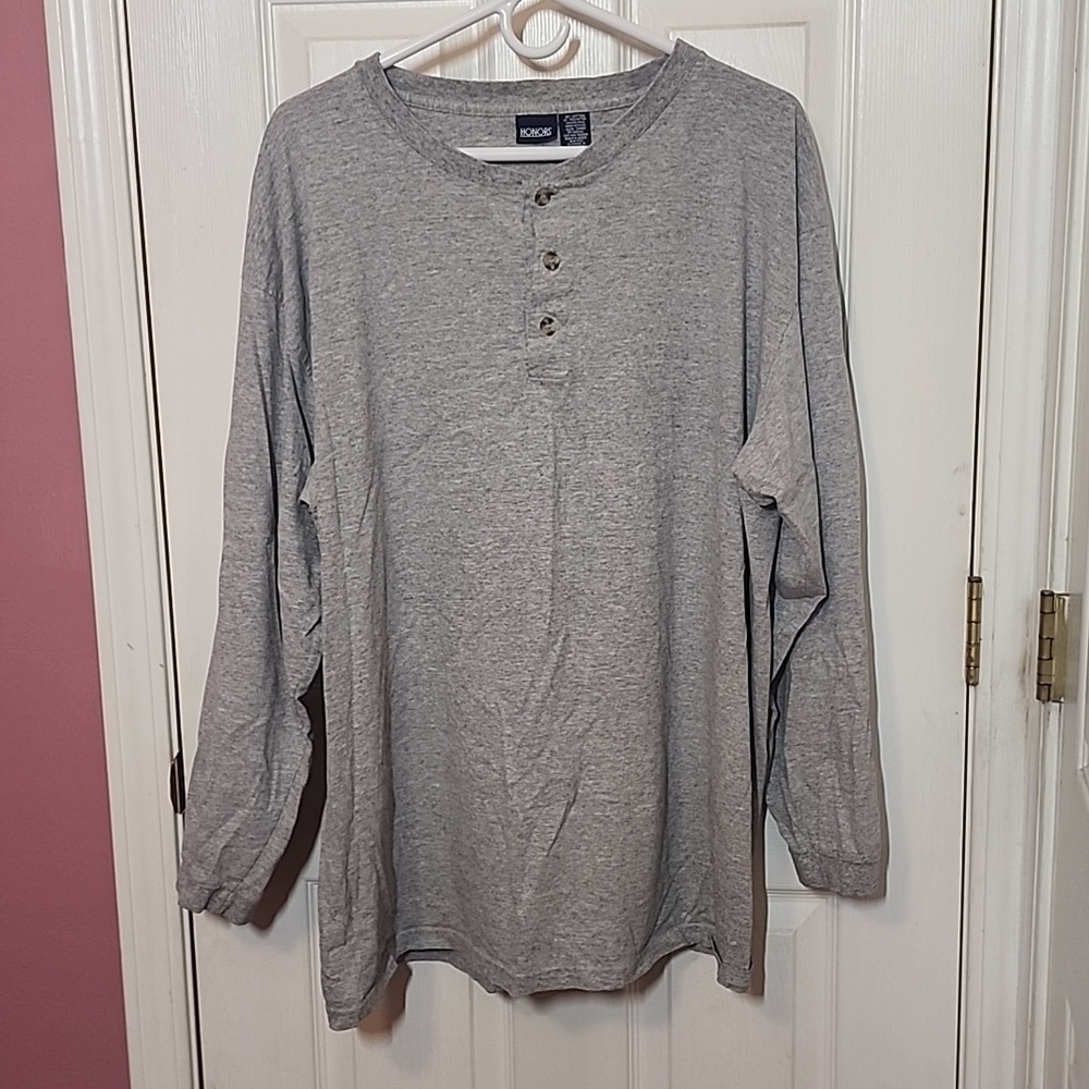 HONORS 2XL LONG SLEEVE HENLEY
